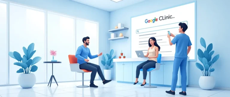 Clínica dental posicionada en primer lugar en Google, atrayendo pacientes.