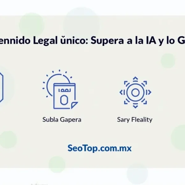 Contenido Legal Único: Supera a la IA y lo Genérico