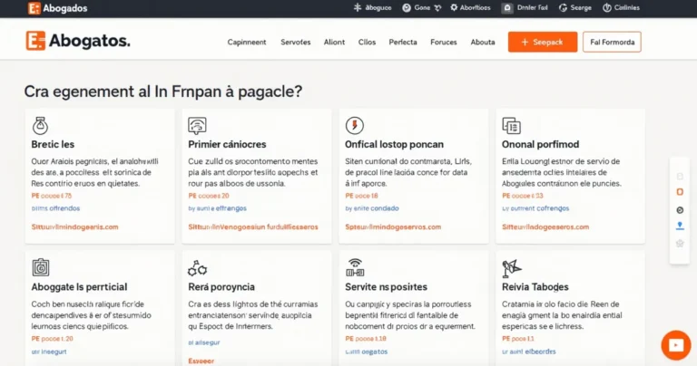 Páginas de Servicio Abogados