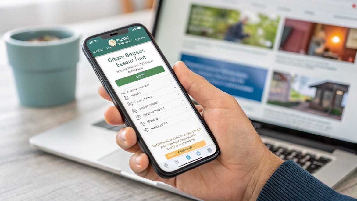una-mano-sosteniendo-un-smartphone-que-muestra-una La evolución del SEO: Respuestas directas de la IA y el nuevo paradigma de las visitas web.