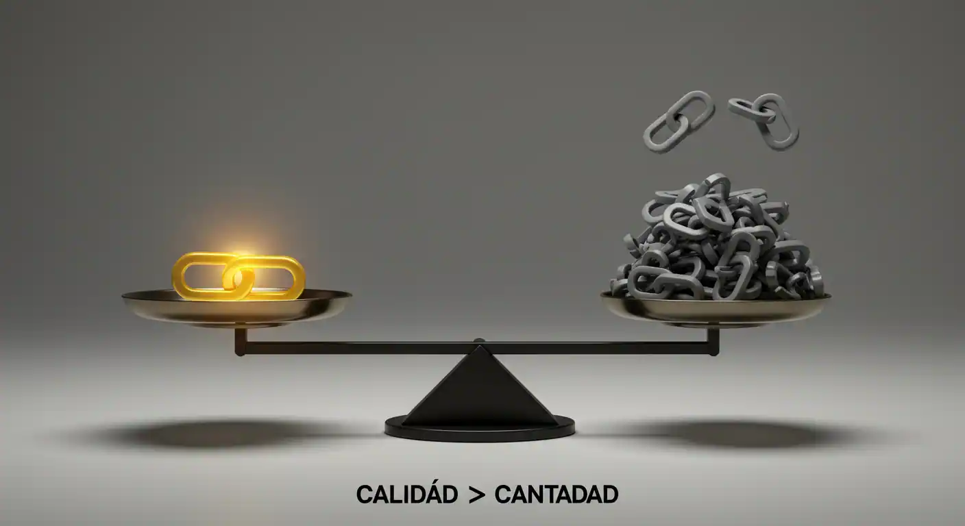 Calidad vs Cantidad de Enlaces: La regla de oro del link building