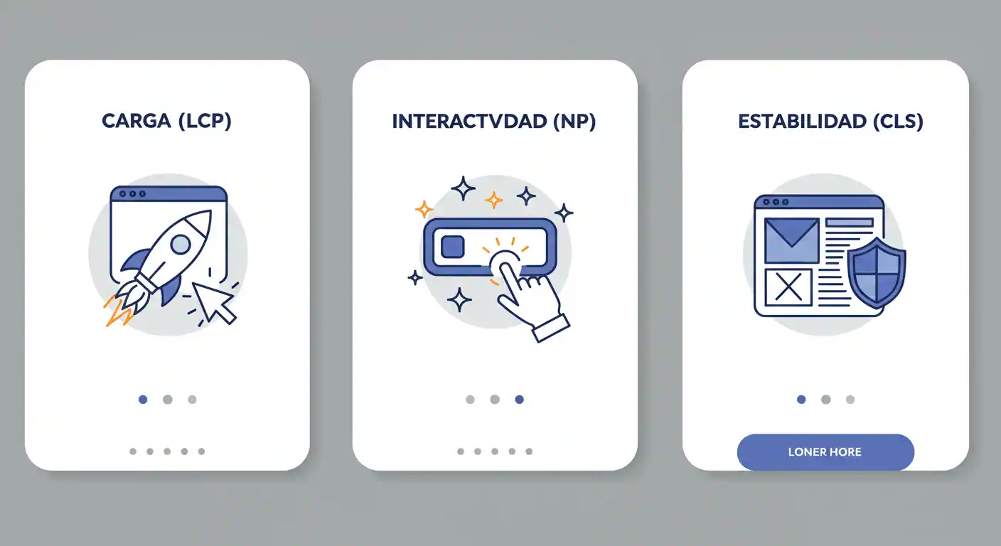 Las 3 experiencias clave de Core Web Vitals