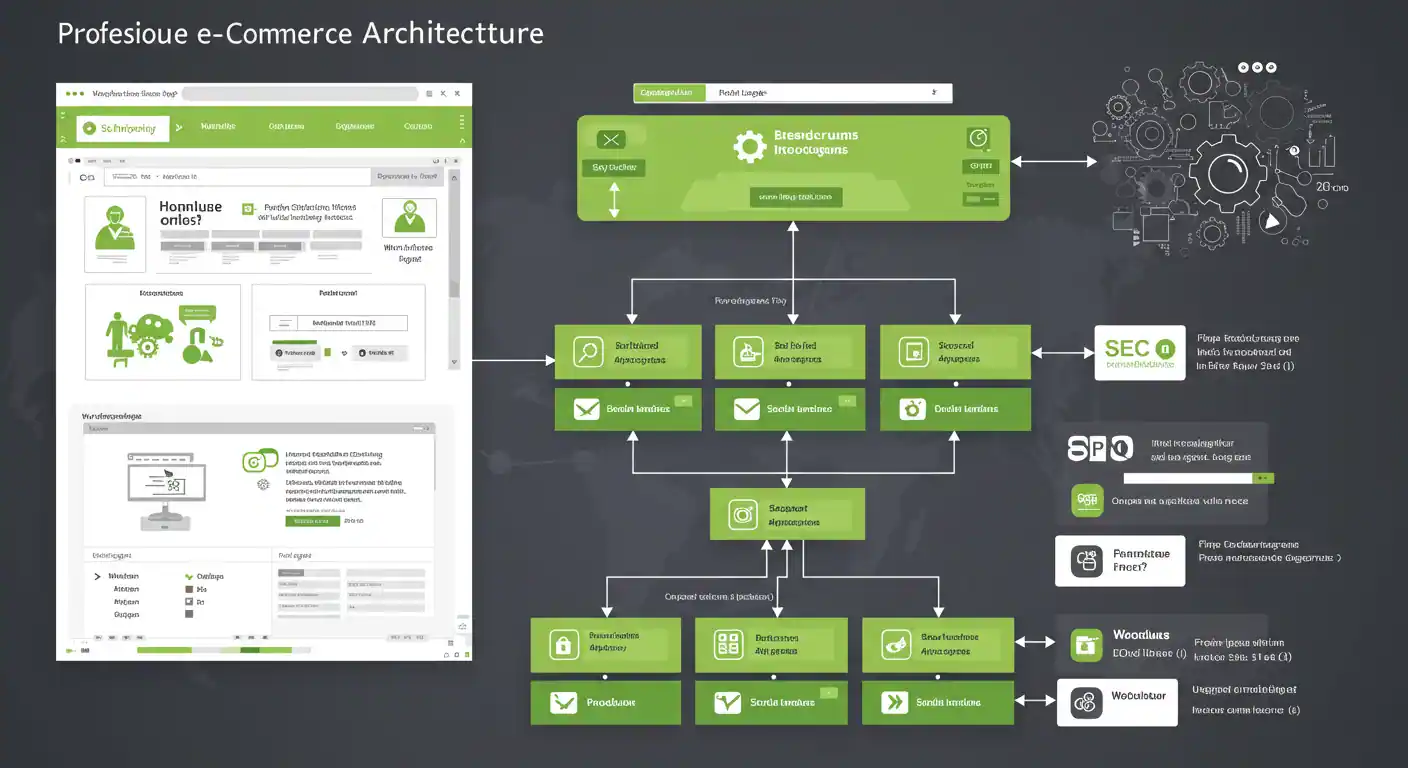Estructura Web E-commerce: Arquitectura SEO Optimizada Arquitectura SEO perfecta para e-commerce - Estructura de categorías y productos optimizada