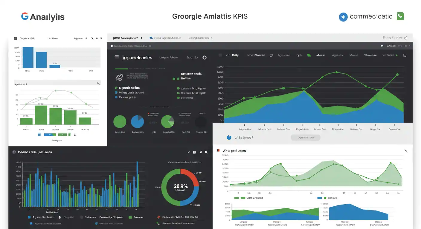 KPIs SEO E-commerce: Dashboard de Resultados y Métricas Dashboard KPIs SEO e-commerce México - Métricas de tráfico orgánico y conversión
