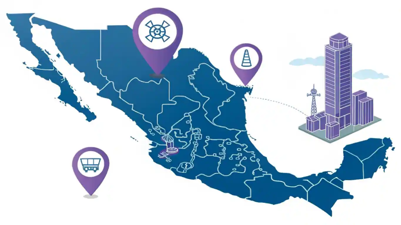 Mapa interactivo de estrategias SEO por ciudad en México