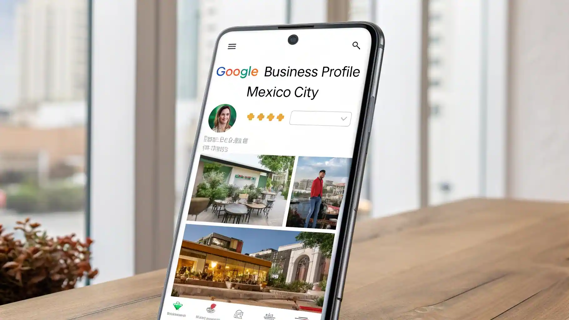 Ejemplo de Google Business Profile optimizado para negocio local en CDMX