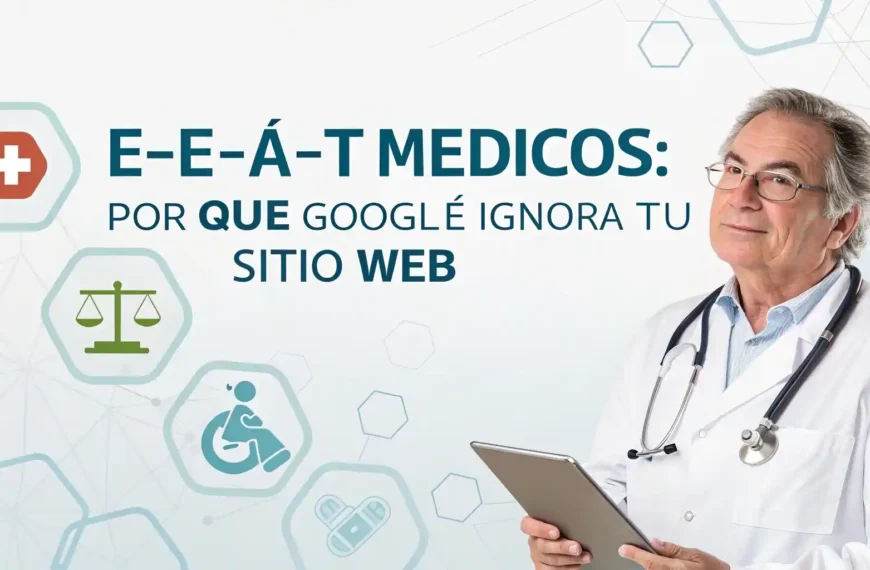E-E-A-T Médicos: Por Qué Google Ignora Tu Sitio Web