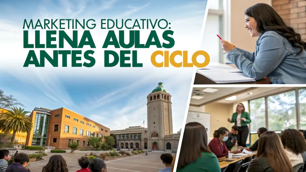Marketing Educativo : Llena Aulas Antes del Ciclo